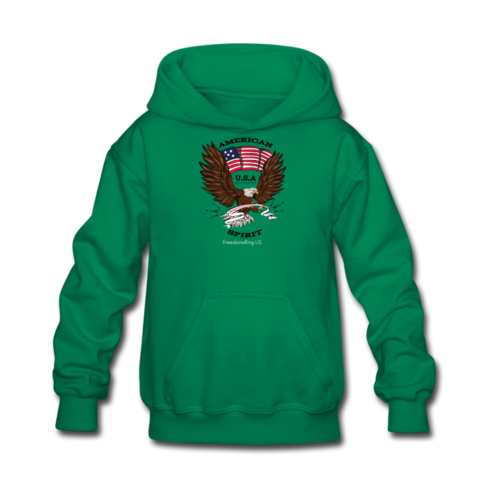 AMERICAN SPIRIT - Kids' Hoodie - kelly green