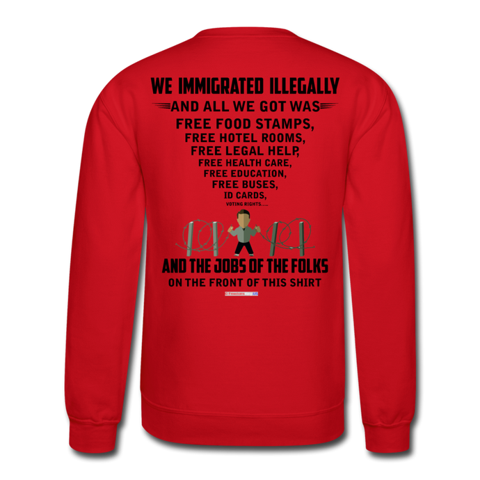 ALL WE GOT - Crewneck Sweatshirt - red