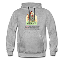 Load image into Gallery viewer, FEEDING THE WOKEDILE (with graphic) - Men’s Premium Hoodie - heather gray
