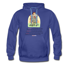 Load image into Gallery viewer, FEEDING THE WOKEDILE (with graphic) - Men’s Premium Hoodie - royalblue
