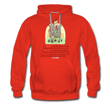 Load image into Gallery viewer, FEEDING THE WOKEDILE (with graphic) - Men’s Premium Hoodie - red
