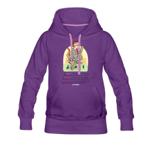 Load image into Gallery viewer, FEEDING THE WOKEDILE (with graphic) - Women’s Premium Hoodie - purple
