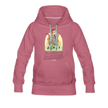 Load image into Gallery viewer, FEEDING THE WOKEDILE (with graphic) - Women’s Premium Hoodie - mauve
