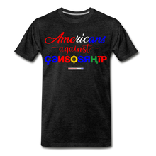 Load image into Gallery viewer, AMERICANS AGAINST CENSORSHIP - Men&#39;s Premium T-Shirt - charcoal gray
