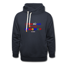 Load image into Gallery viewer, AMERICANS AGAINST CENSORSHIP - Shawl Collar Hoodie - navy
