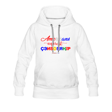 Load image into Gallery viewer, AMERICANS AGAINST CENSORSHIP - Women’s Premium Hoodie - white
