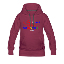 Load image into Gallery viewer, AMERICANS AGAINST CENSORSHIP - Women’s Premium Hoodie - burgundy
