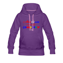 Load image into Gallery viewer, AMERICANS AGAINST CENSORSHIP - Women’s Premium Hoodie - purple
