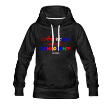 Load image into Gallery viewer, AMERICANS AGAINST CENSORSHIP - Women’s Premium Hoodie - charcoal gray
