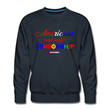 Load image into Gallery viewer, AMERICANS AGAINST CENSORSHIP - Men’s Premium Sweatshirt - navy
