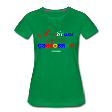 Load image into Gallery viewer, AMERICANS AGAINST CENSORSHIP - Women’s Premium T-Shirt - kelly green
