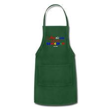 Load image into Gallery viewer, AMERICANS AGAINST CENSORSHIP - Adjustable Apron - forest green
