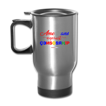 Load image into Gallery viewer, AMERICANS AGAINST CENSORSHIP - Travel Mug - silver
