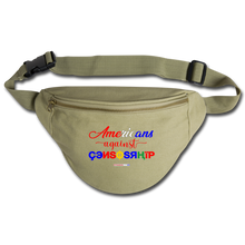 Load image into Gallery viewer, AMERICANS AGAINST CENSORSHIP - Fanny Pack | Comfort Colors 344 - khaki
