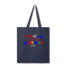 Load image into Gallery viewer, AMERICANS AGAINST CENSORSHIP - Tote Bag - navy
