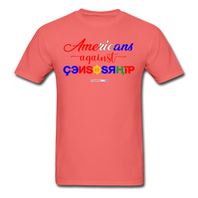 Load image into Gallery viewer, AMERIKA&#39;S NEW HOME PAGE - Unisex ComfortWash Garment Dyed T-Shirt - coral
