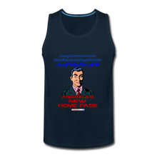 Load image into Gallery viewer, AMERIKA&#39;S NEW HOME PAGE - Men’s Premium Tank - deep navy
