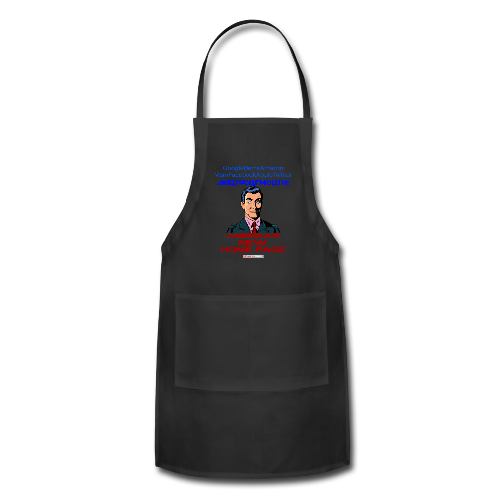 AMERIKA'S NEW HOME PAGE - Adjustable Apron - black