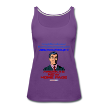 Load image into Gallery viewer, AMERIKA&#39;S NEW HOME PAGE - Women’s Premium Tank Top - purple
