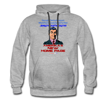 Load image into Gallery viewer, AMERIKA&#39;S NEW HOME PAGE - Men’s Premium Hoodie - heather gray
