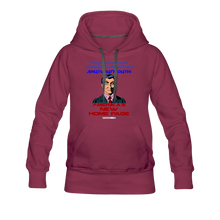 Load image into Gallery viewer, AMERIKA&#39;S NEW HOME PAGE - Women’s Premium Hoodie - burgundy
