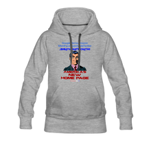 Load image into Gallery viewer, AMERIKA&#39;S NEW HOME PAGE - Women’s Premium Hoodie - heather gray
