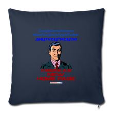 Load image into Gallery viewer, AMERIKA&#39;S NEW HOME PAGE - Throw Pillow Cover 18” x 18” - navy
