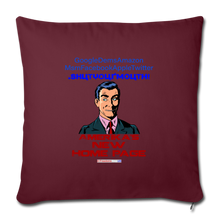 Load image into Gallery viewer, AMERIKA&#39;S NEW HOME PAGE - Throw Pillow Cover 18” x 18” - burgundy
