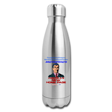 Load image into Gallery viewer, AMERIKA&#39;S NEW HOME PAGE - Insulated Stainless Steel Water Bottle - silver
