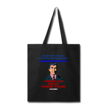 Load image into Gallery viewer, AMERIKA&#39;S NEW HOME PAGE - Tote Bag - black
