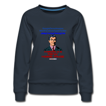 Load image into Gallery viewer, AMERIKA&#39;S NEW HOME PAGE - Women’s Premium Sweatshirt - navy
