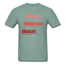 Load image into Gallery viewer, APPEASER, PROGRESSIVE, SOCIALIST - Unisex ComfortWash Garment Dyed T-Shirt - seafoam green
