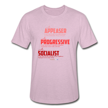 Load image into Gallery viewer, APPEASER, PROGRESSIVE, SOCIALIST - Unisex Heather Prism T-Shirt - heather prism lilac
