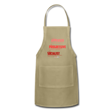 Load image into Gallery viewer, APPEASER, PROGRESSIVE, SOCIALIST - Adjustable Apron - khaki
