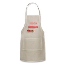 Load image into Gallery viewer, APPEASER, PROGRESSIVE, SOCIALIST - Adjustable Apron - natural
