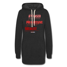 Load image into Gallery viewer, APPEASER, PROGRESSIVE, SOCIALIST - Women&#39;s Hoodie Dress - heather black
