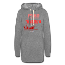 Load image into Gallery viewer, APPEASER, PROGRESSIVE, SOCIALIST - Women&#39;s Hoodie Dress - heather gray
