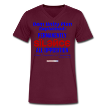 Load image into Gallery viewer, DEM UNITY PLAN - Men&#39;s V-Neck T-Shirt - maroon
