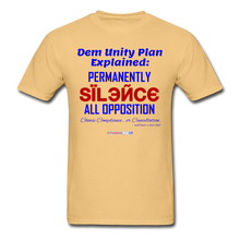 Load image into Gallery viewer, DEM UNITY PLAN - Unisex ComfortWash Garment Dyed T-Shirt - light yellow
