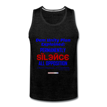 Load image into Gallery viewer, DEM UNITY PLAN - Men’s Premium Tank - charcoal gray
