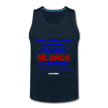 Load image into Gallery viewer, DEM UNITY PLAN - Men’s Premium Tank - deep navy
