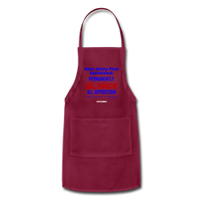 Load image into Gallery viewer, DEM UNITY PLAN - Adjustable Apron - burgundy
