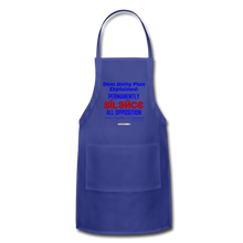 Load image into Gallery viewer, DEM UNITY PLAN - Adjustable Apron - royal blue
