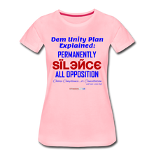 Load image into Gallery viewer, DEM UNITY PLAN - Women’s Premium T-Shirt - pink
