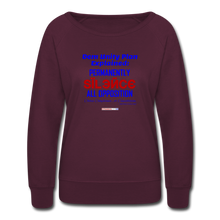 Load image into Gallery viewer, DEM UNITY PLAN - Women’s Crewneck Sweatshirt - plum
