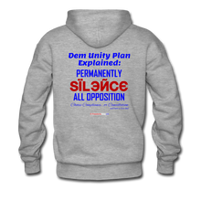 Load image into Gallery viewer, DEM UNITY PLAN - Men’s Premium Hoodie - heather gray
