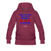 Load image into Gallery viewer, DEM UNITY PLAN - Women’s Premium Hoodie - burgundy
