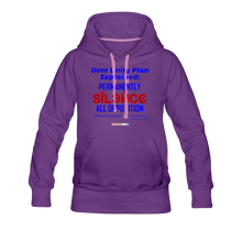 Load image into Gallery viewer, DEM UNITY PLAN - Women’s Premium Hoodie - purple
