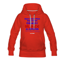 Load image into Gallery viewer, DEM UNITY PLAN - Women’s Premium Hoodie - red
