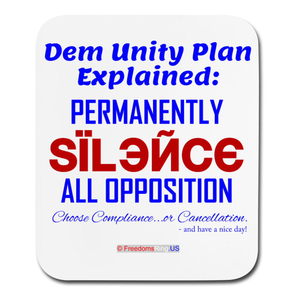 DEM UNITY PLAN - Mouse pad Vertical - white